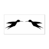Twee levende vogels in vlucht 1a Rubber Stamp Rubberstempel (Afrduk)