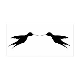 Twee levende vogels in vlucht 1a Rubber Stamp Rubberstempel