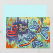 Twee libellen, dank je kaarten (Voorkant / Achterkant)