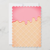 Twee Lief Ijs Zomer Meisje 2e Verjaardagsfeest Kaart (Achterkant)