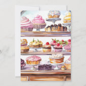 Twee lief | Rainbow Layer Cake Kind Verjaardag Kaart (Achterkant)