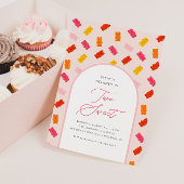 Twee lief Snoep gummy Beer meisjes 2e verjaardag Kaart