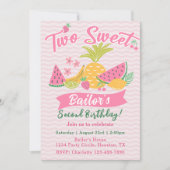 Twee lief | Verjaardag fruitfeest Kaart (Voorkant)