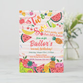 Twee lief | Verjaardag fruitfeest Kaart (Staand voorkant)