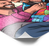 Twee Liefde Jongen Maak Uw Regenboog Foto Afdruk (Hoek)