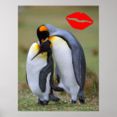 Twee liefdespinguïns poster (Voorkant)