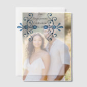 Twee liefdesvogels verlovingsfeest vellum uitnodigingen (Offset (Koppel))