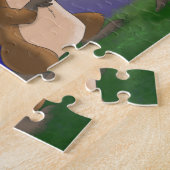 Twee liefhebbers legpuzzel (Zijkant)
