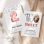 Twee lieve 2e verjaardagsfeest Schattigee ballonne Kaart