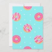 Twee lieve donut meisje's 2e verjaardag kaart (Achterkant)