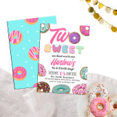 Twee lieve donut meisje's 2e verjaardag kaart