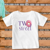 Twee lieve donut verjaardagsfeest