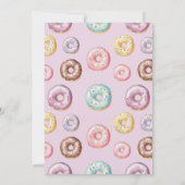 Twee lieve donut Waterverf meisjes Verjaardag Kaart (Achterkant)