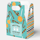 Twee lieve Halloween Snoep Ghost Twins Verjaardag Bedankdoosjes (Geopend)