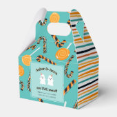 Twee lieve Halloween Snoep Ghost Twins Verjaardag Bedankdoosjes (Voorkant Zijde)