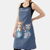 Twee lieve Kittens Cat All-over print Schort (Insitu)