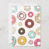 Twee lieve Schattigee Donuts 2e Verjaardag Kaart (Achterkant)