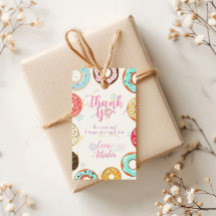 Twee lieve Schattigee Donuts Verjaardag