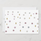 Twee lieve Schattigee Groovy Ball Verjaardagsfeest Kaart (Achterkant)