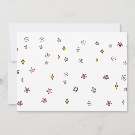 Twee lieve Schattigee Groovy Ball Verjaardagsfeest Kaart (Achterkant)