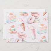 Twee lieve snoep pastel foto 2e verjaardag kaart (Achterkant)