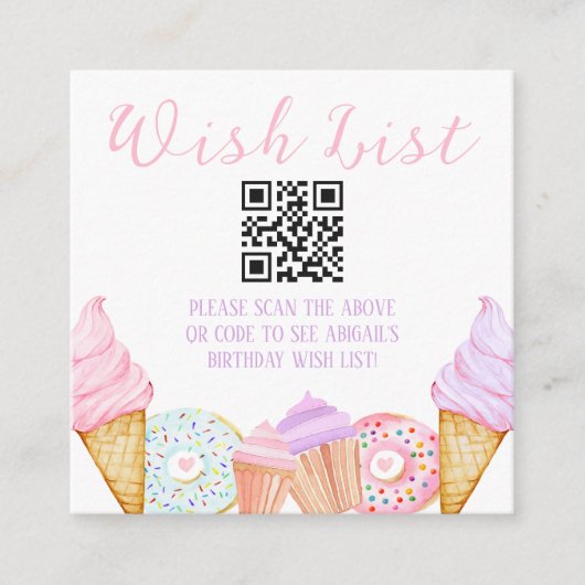 TWEE lieve verjaardag Informatiekaartje (Voorkant)