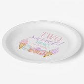 TWEE lieve verjaardag Papieren Bordje (Gekanteld)