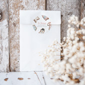 Twee lieve verjaardag retour adres label