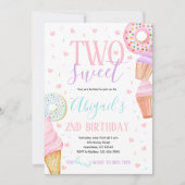 TWEE lieve verjaardag uitnodiging (Voorkant)
