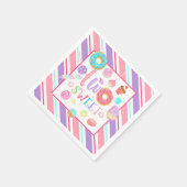 Twee lieve verjaardagspapier servet (Hoek)