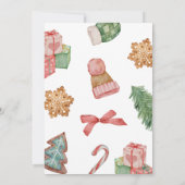 Twee lieve! Winter Kerst 2e verjaardag Kaart (Achterkant)