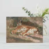 Twee liggende tijgers | Rosa Bonheur (Staand voorkant)