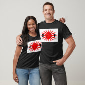 Twee lijnen t-shirt (Unisex)