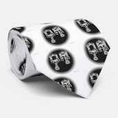 Twee lijnengine stropdas (Opgerold)