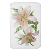Twee lilies badmat (Voorkant Verticaal)