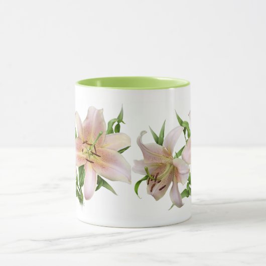 Twee lilies mok (Midden)