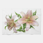 Twee lilies theedoek (Horizontaal)