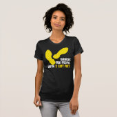 TWEE LINKTE FEET T-SHIRT (Voorkant volledig)