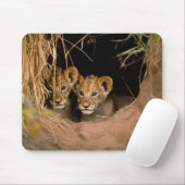 Twee lion Cubs Muismat (Met muis)
