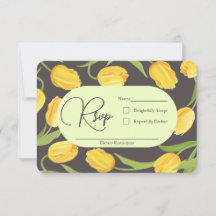 Twee Lippen en Tulpen Huwelijks RSVP