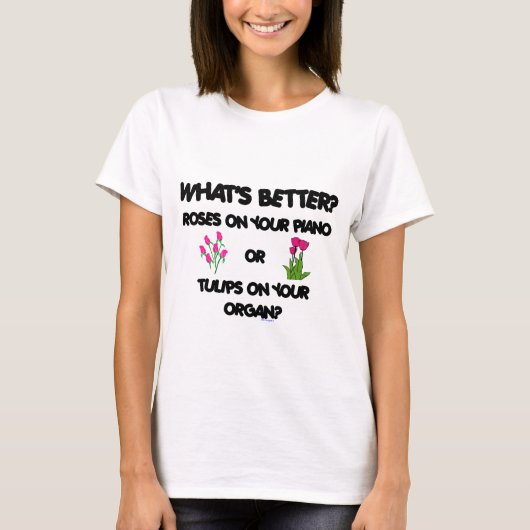 TWEE LIPS OP UW ORGAAN-T-SHIRT T-SHIRT (Voorkant)