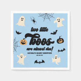Twee Little Boos Twins Halloween Baby shower Servet