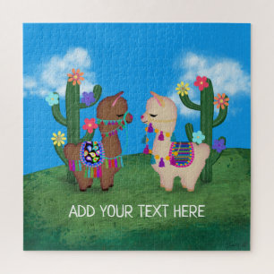 Twee Llamas Cute Legpuzzel