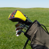 Twee Llamas-illustraties Golfheadcover (Insitu)