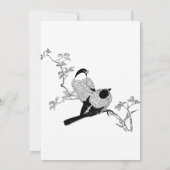 Twee loffelijke uitnodigingen voor een bridal van  (Achterkant)