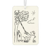 Twee Lollipop-Mannen Cartoons Luchtverfrisser (Achterkant)