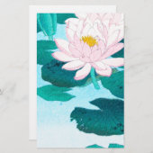 Twee Lotus Flowers Briefpapier (Voorkant / Achterkant)