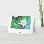 TWEE LOTUS-WENSKAART KAART (Achterkant)