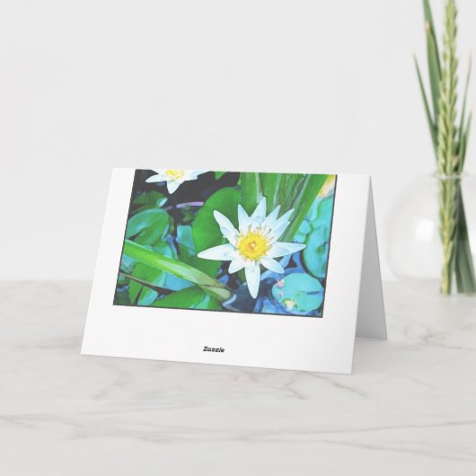 TWEE LOTUS-WENSKAART KAART (Achterkant)