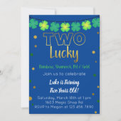 Twee Lucky 2e verjaardag Kaart (Voorkant)